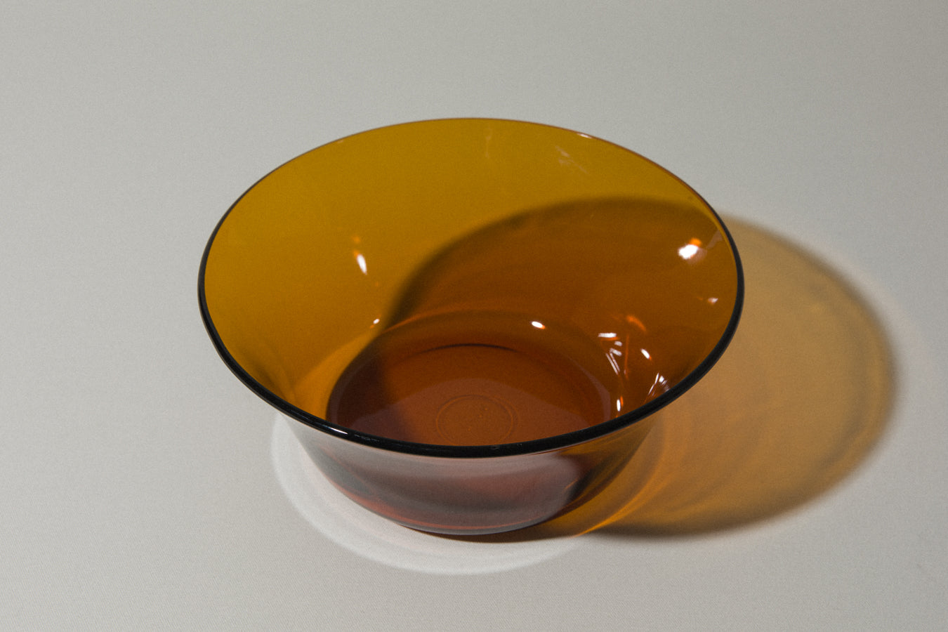 Amber glass BOWL