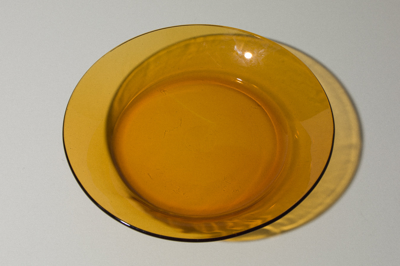 Amber SERVING BOWL