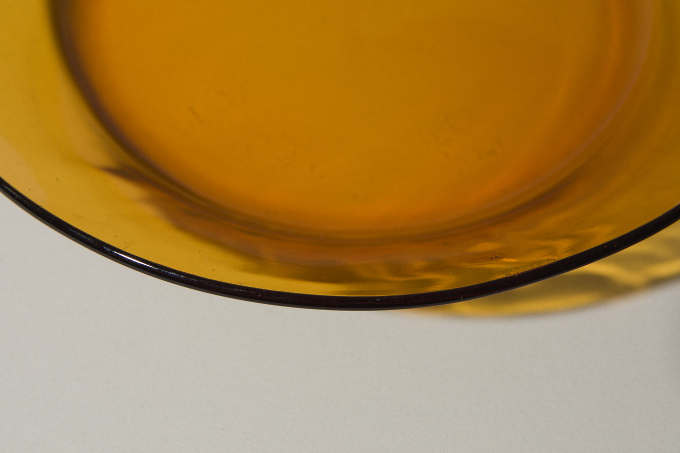 Amber SERVING BOWL