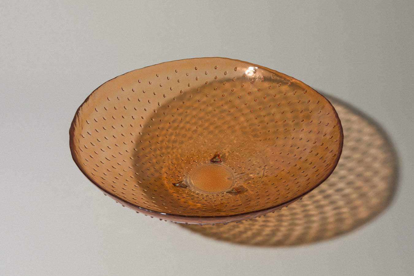 Amber glass BOWL