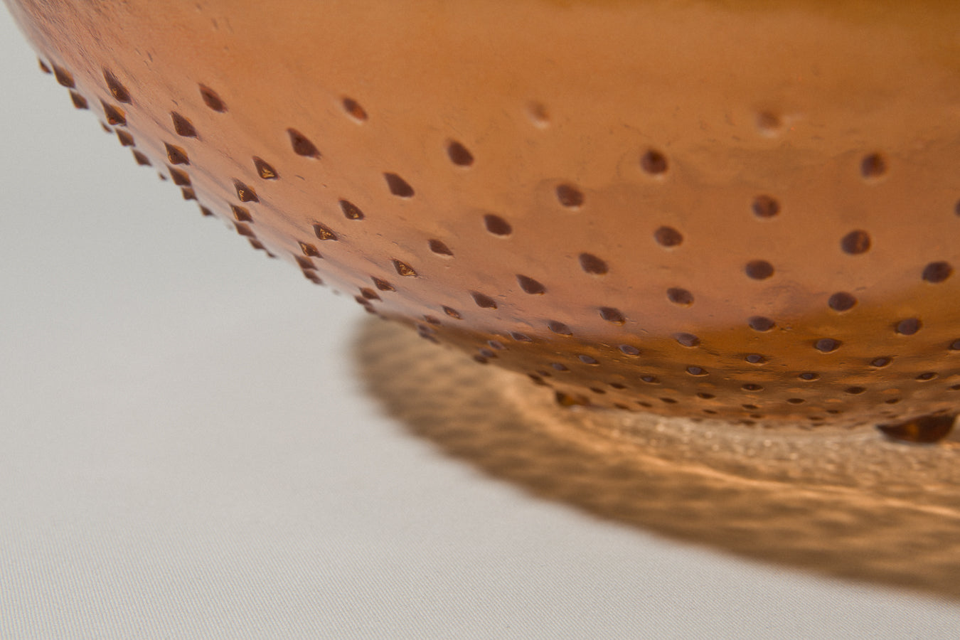 Amber glass BOWL
