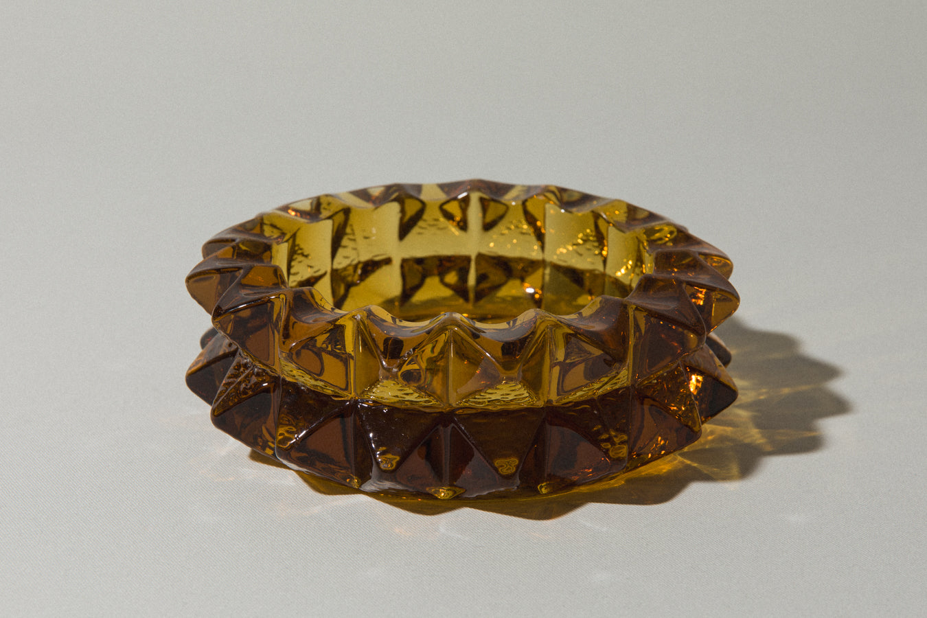 Amber glass BOWL