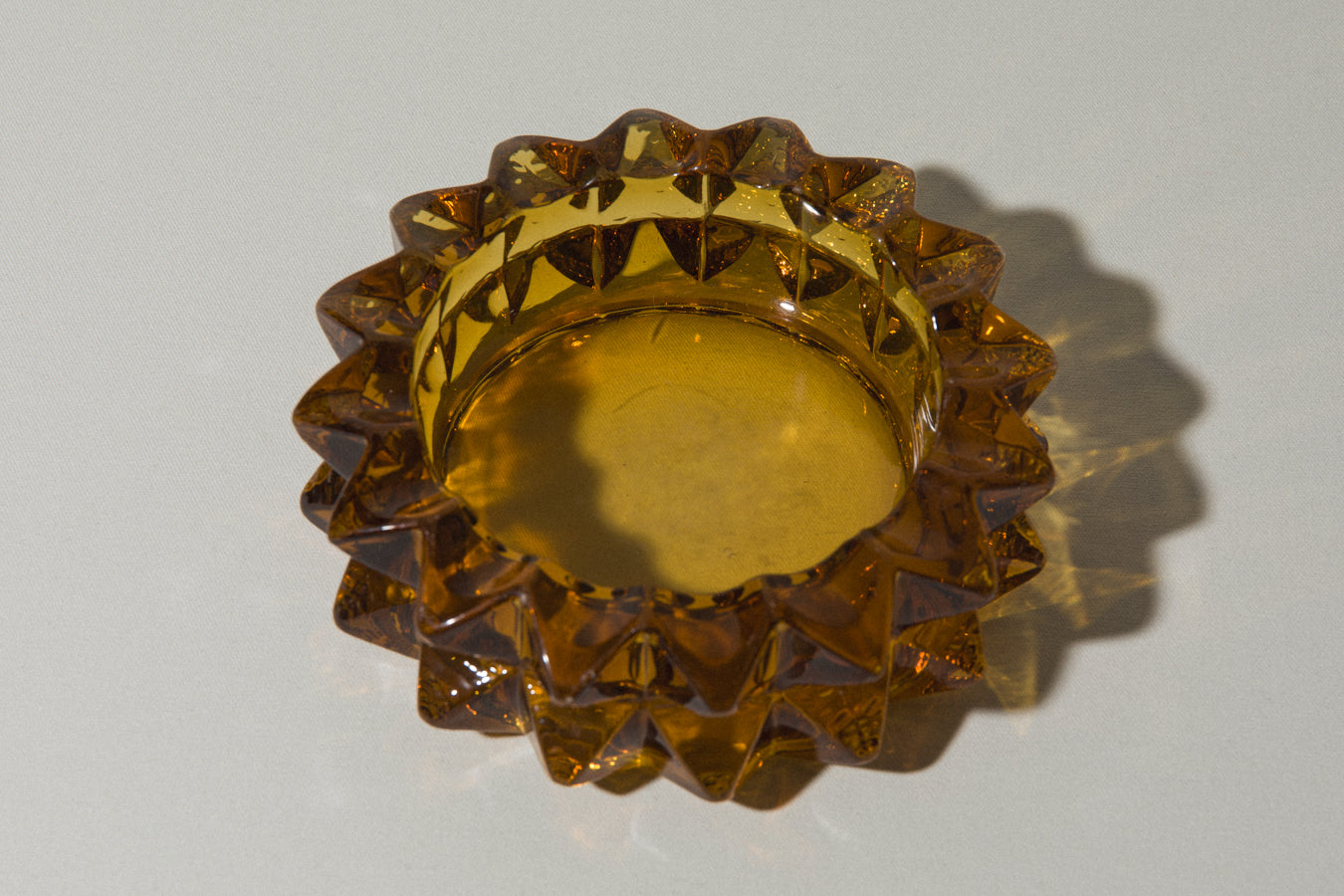 Amber glass BOWL