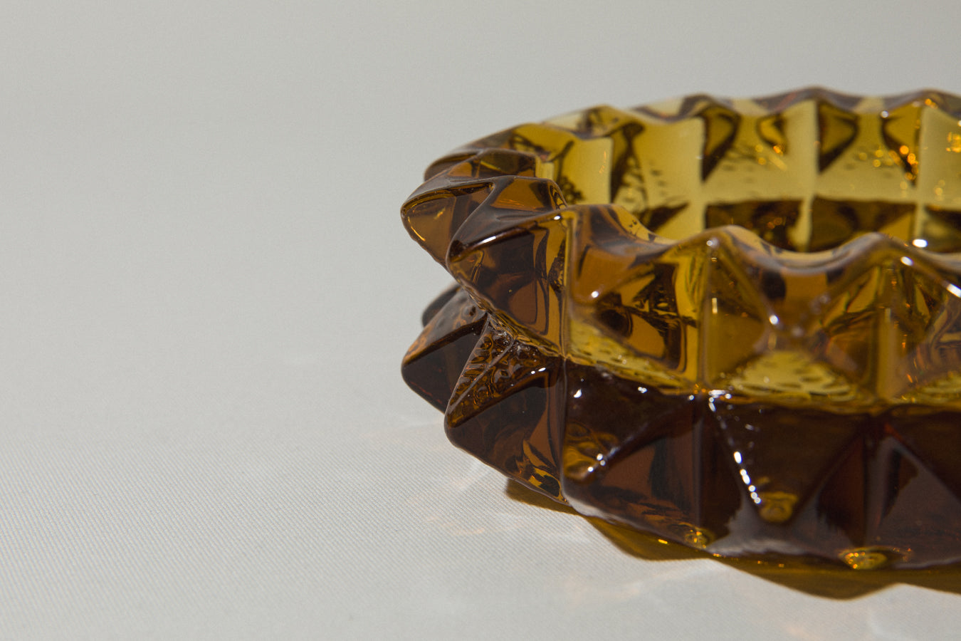Amber glass BOWL