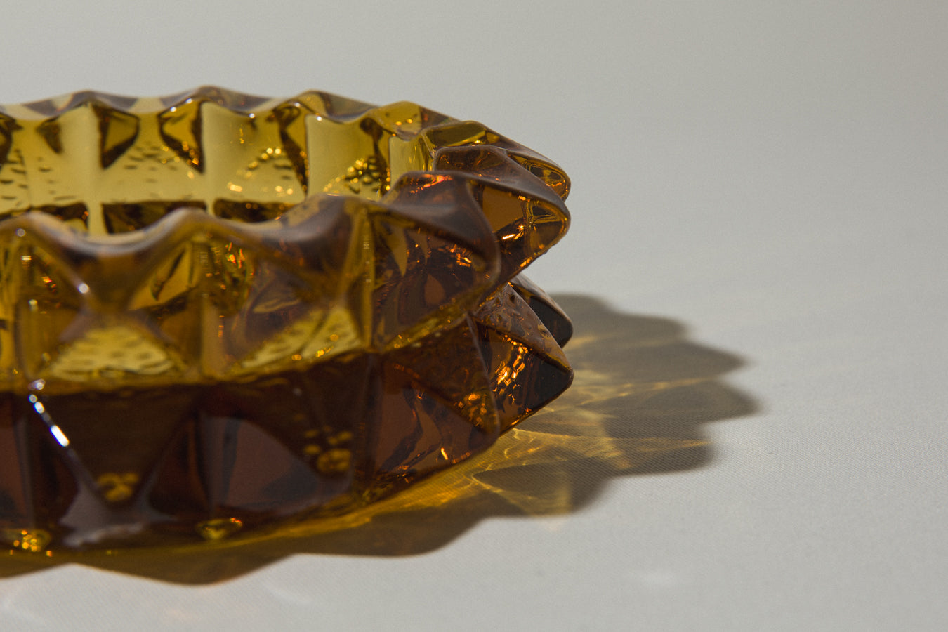 Amber glass BOWL