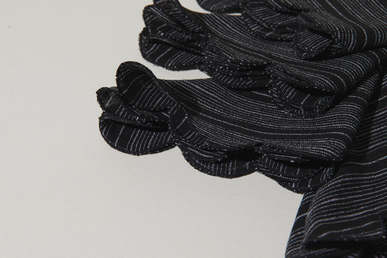Black striped NAPKINS
