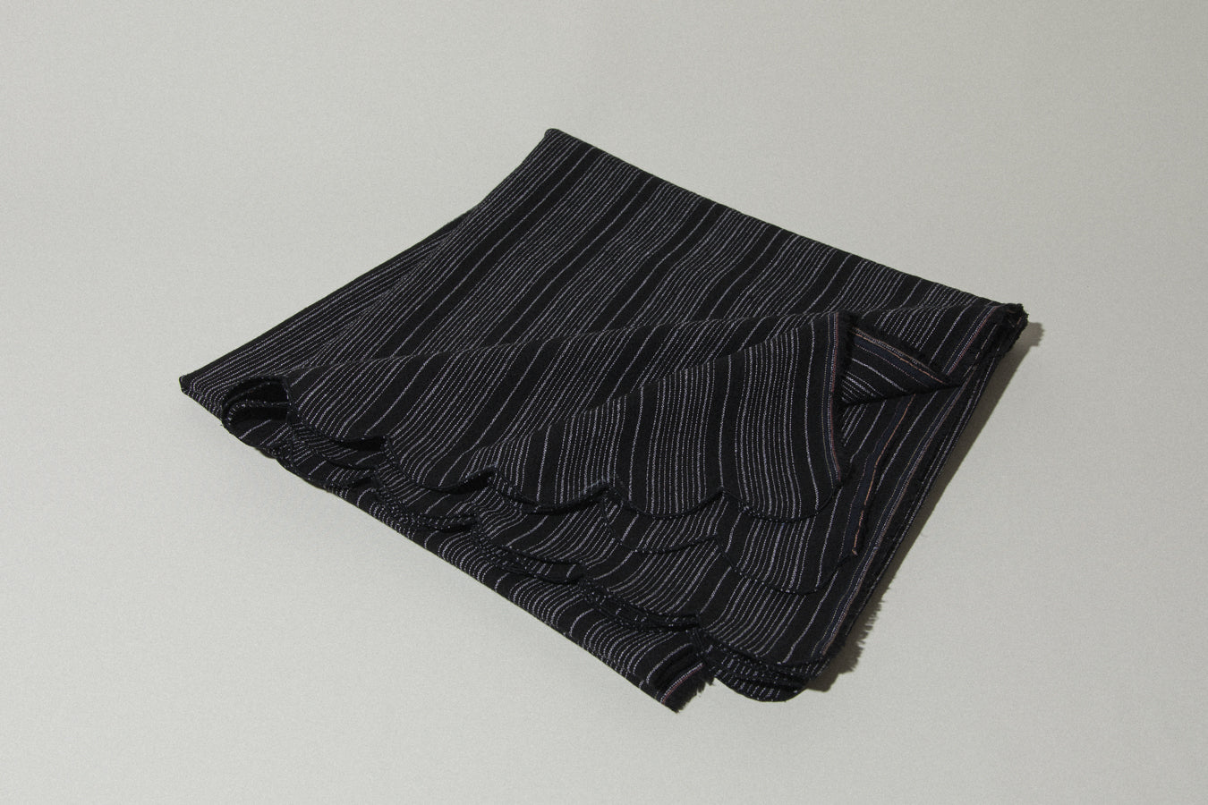 Black striped TABLECLOTH