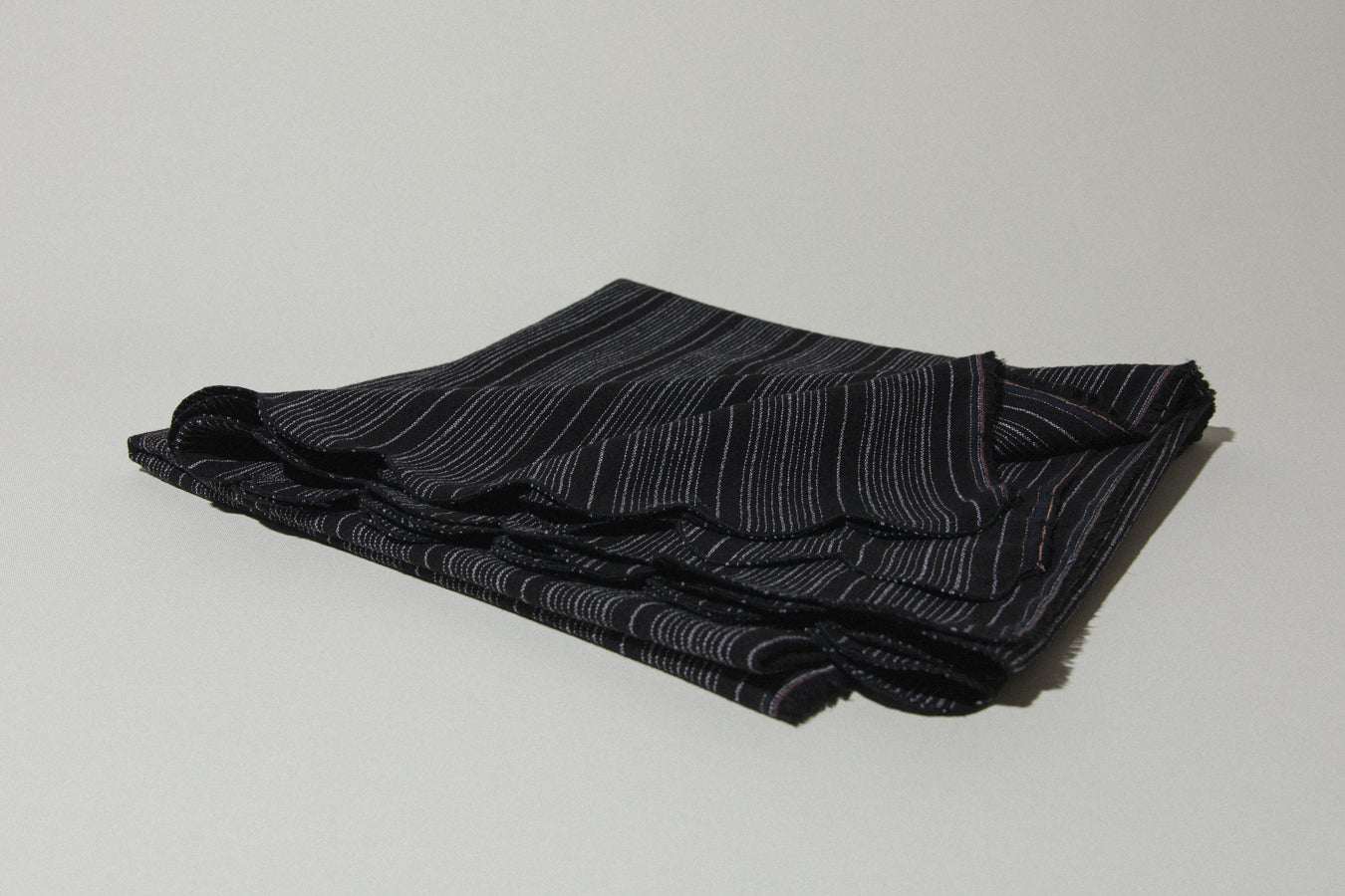 Black striped TABLECLOTH