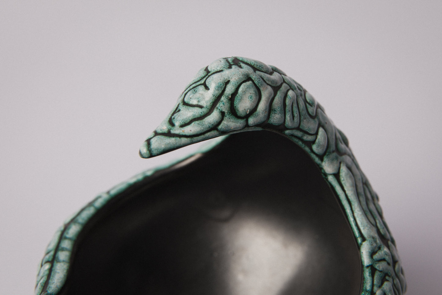 Géza Gorka teal dove - Iparművészeti Vállalat Edition _ 1277