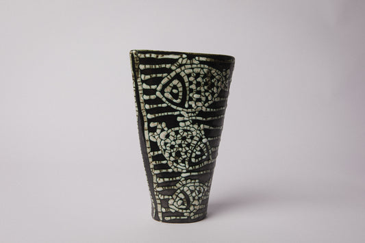 Géza Gorka Fish motif JUG - Iparművészeti Vállalat Edition _ 1326