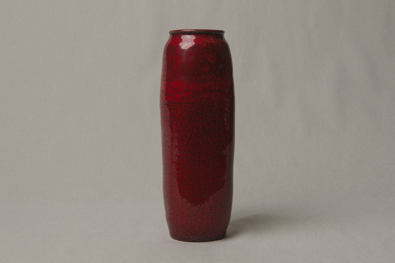 Burnt red cigar VASE _ 990