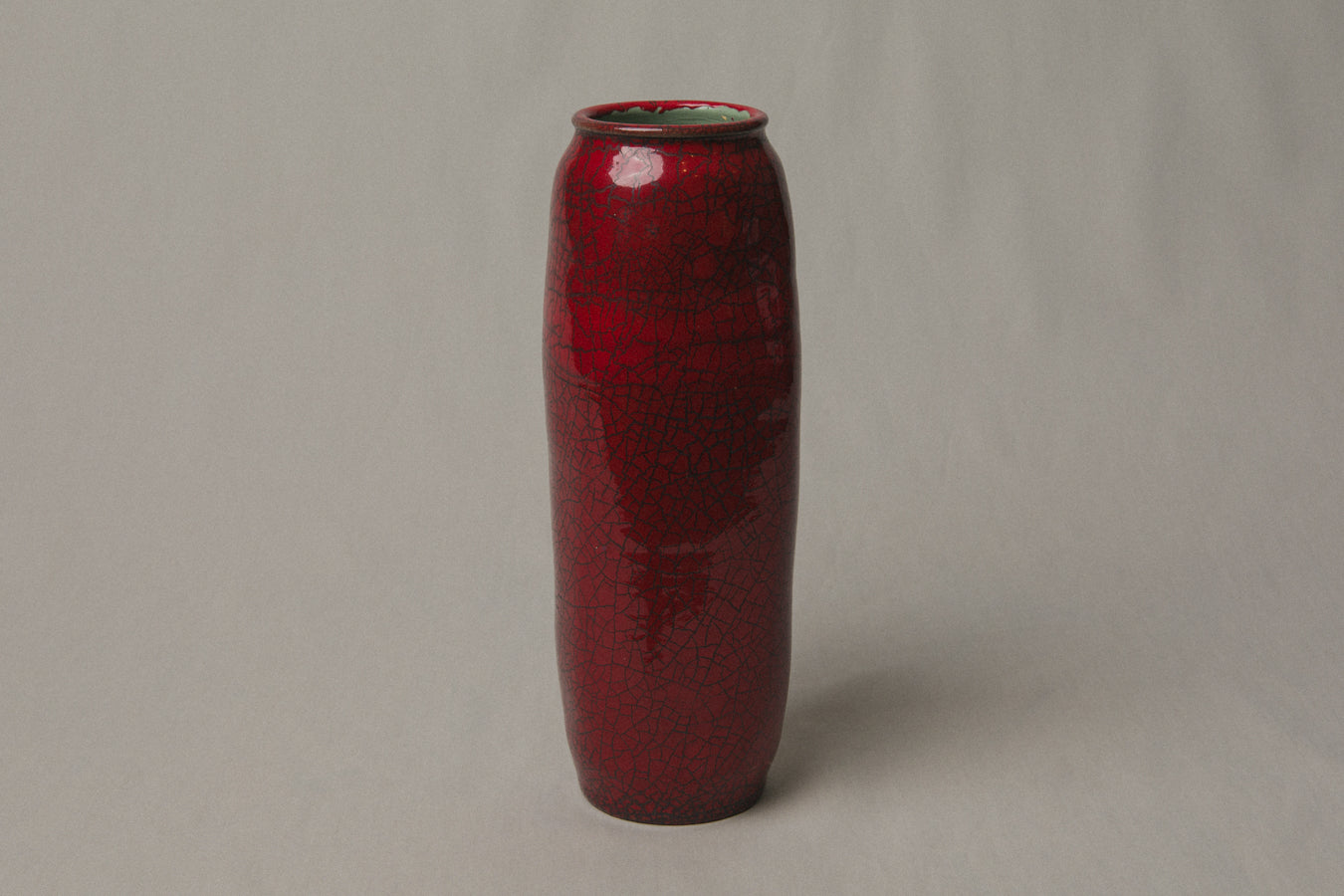 Burnt red cigar VASE _ 990