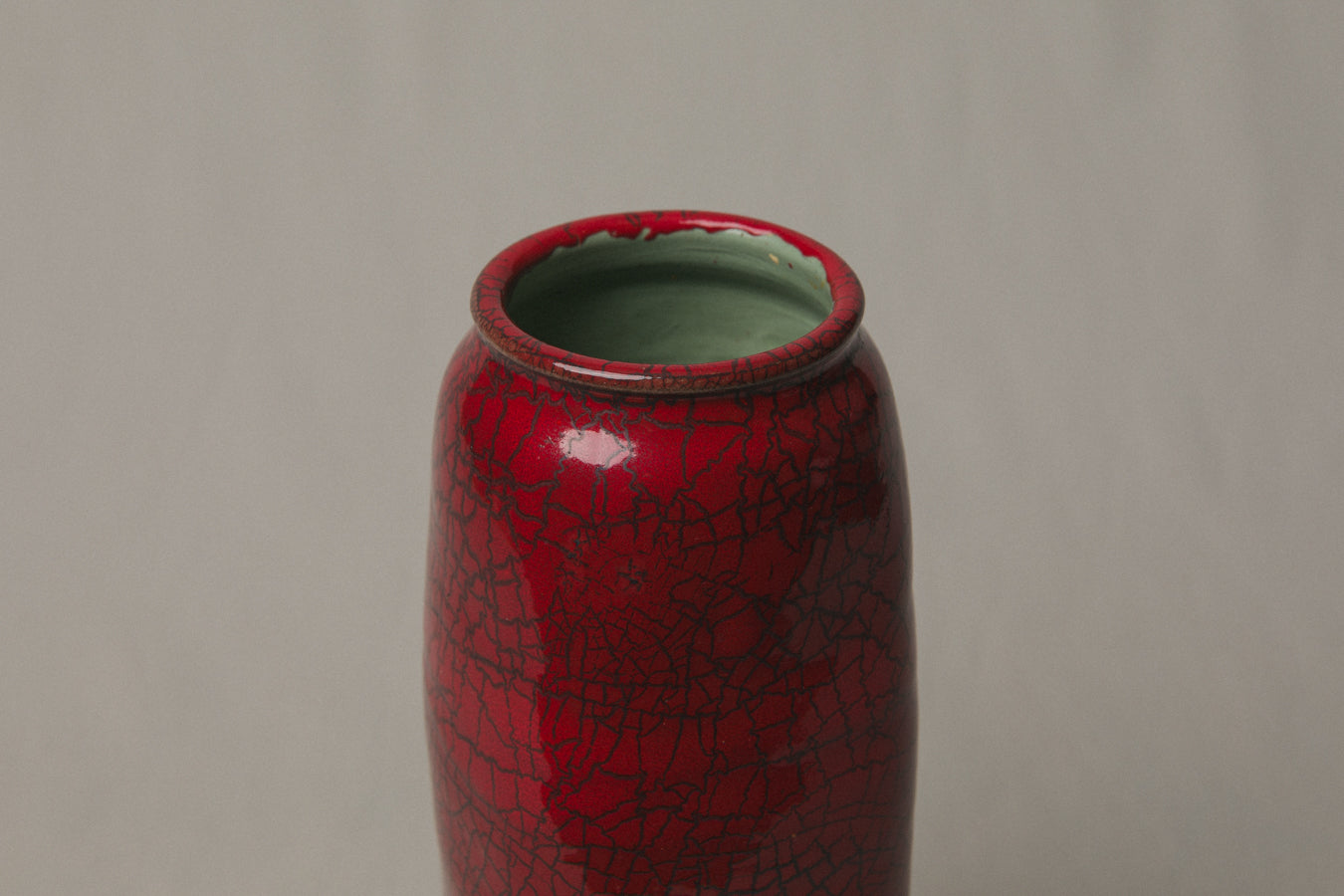 Burnt red cigar VASE _ 990