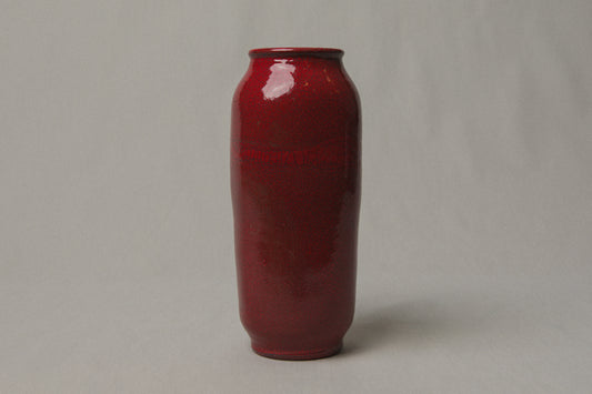 Burnt red cigar VASE _ 991