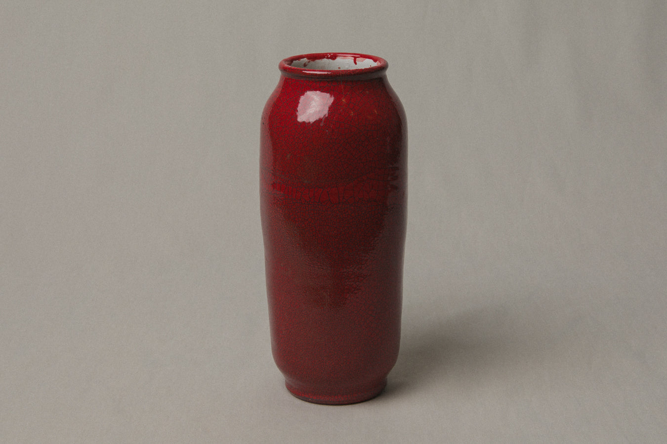 Burnt red cigar VASE _ 991