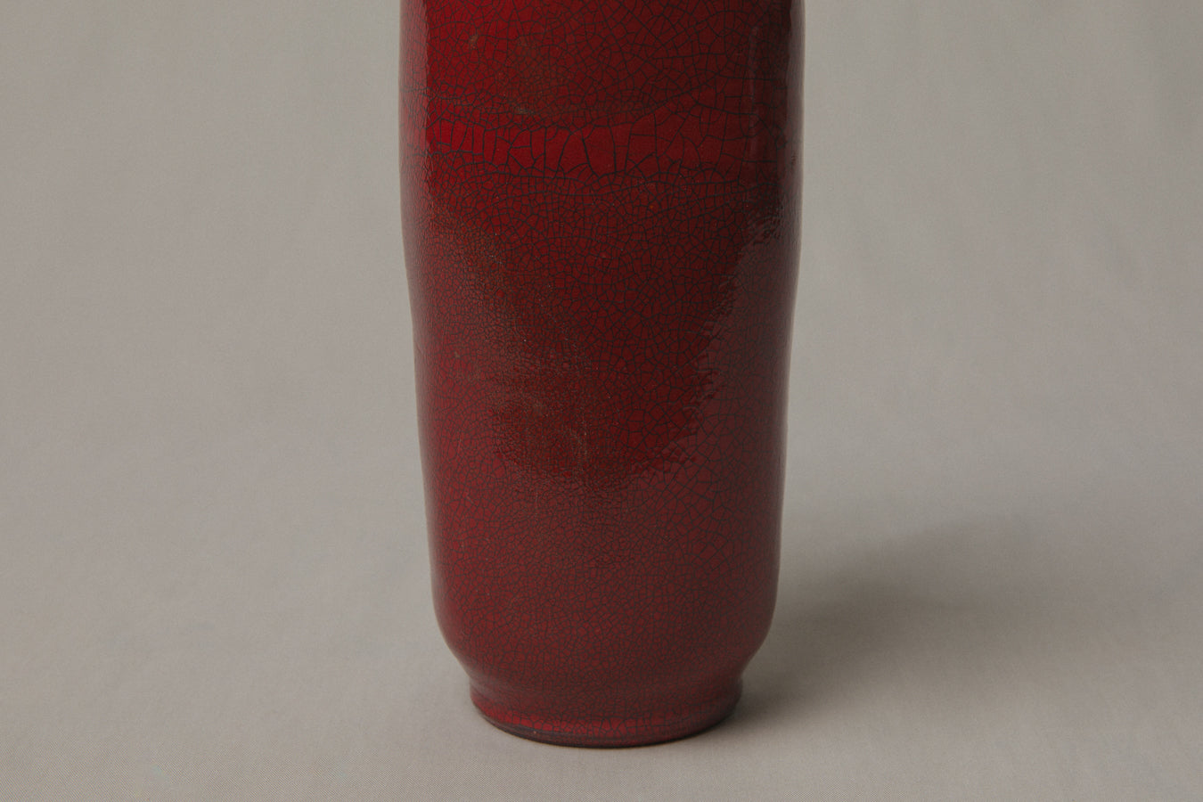 Burnt red cigar VASE _ 991