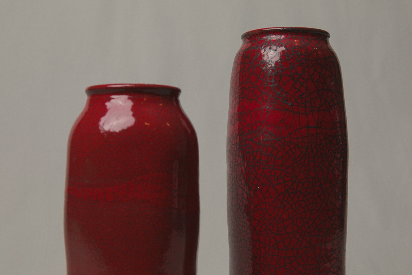 Burnt red cigar VASE _ 990