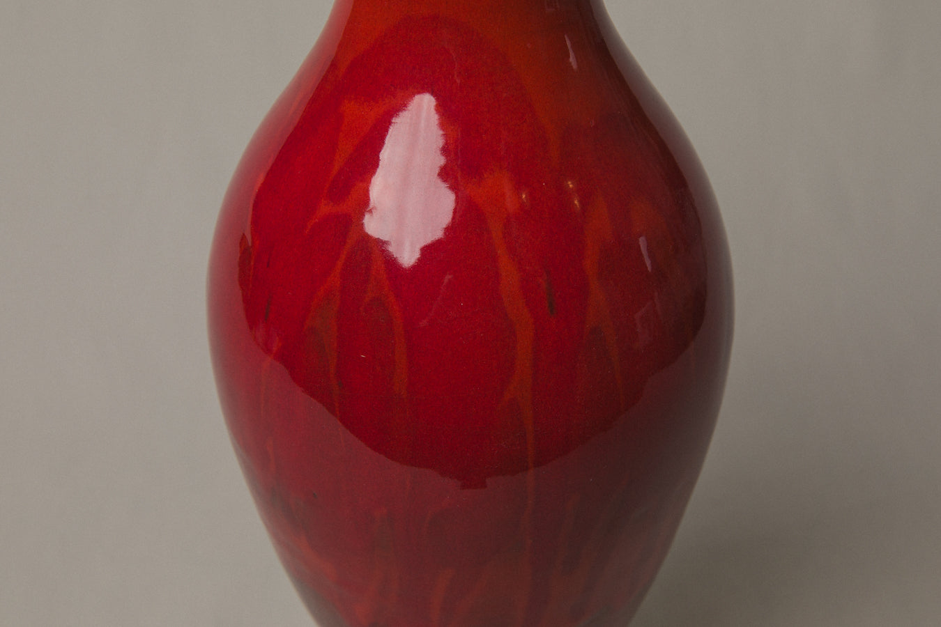 Red FLOORVASE by Éva Bod _ 1002