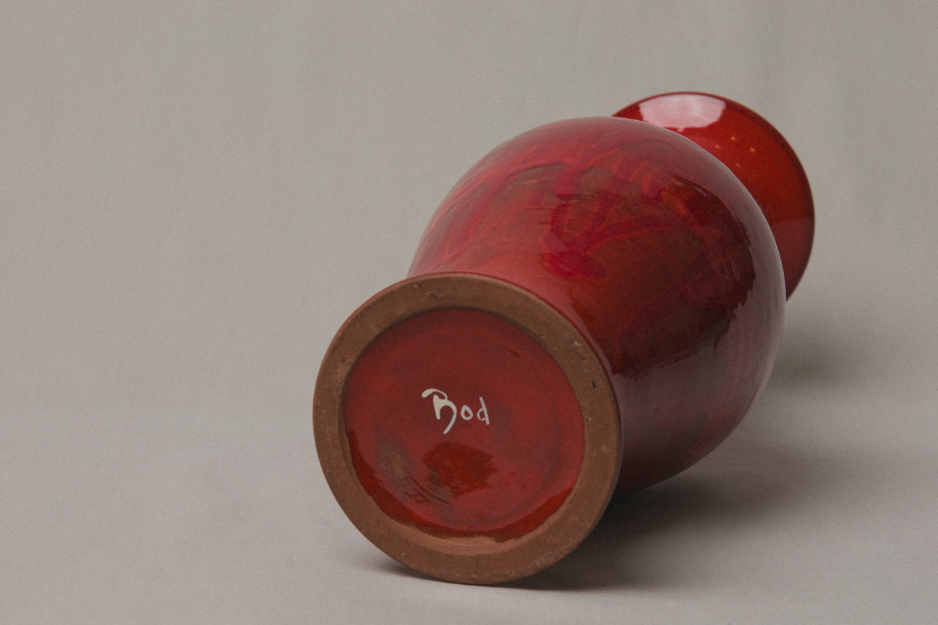 Red FLOORVASE by Éva Bod _ 1002