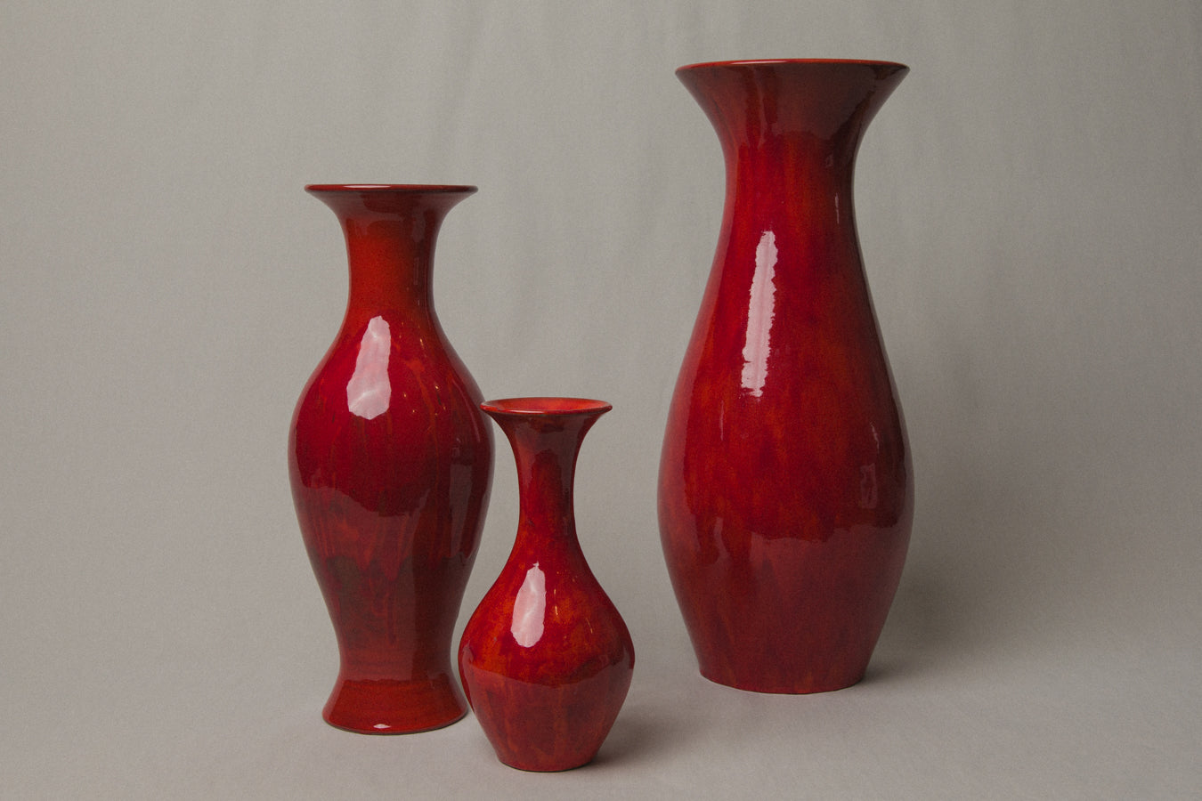 Red FLOORVASE by Éva Bod _ 1001