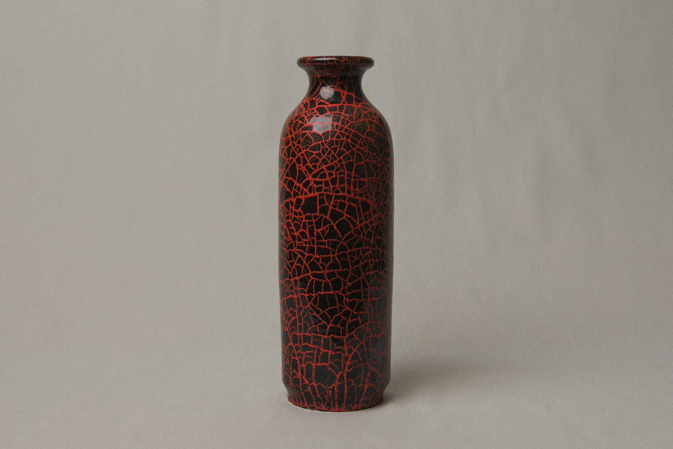 Visually crackled VASE by Éva Bod _ 1009