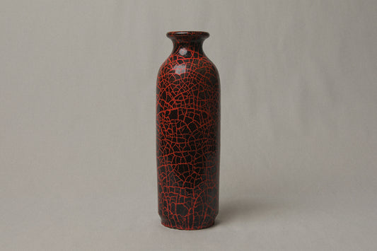 Visually crackled VASE by Éva Bod _ 1009