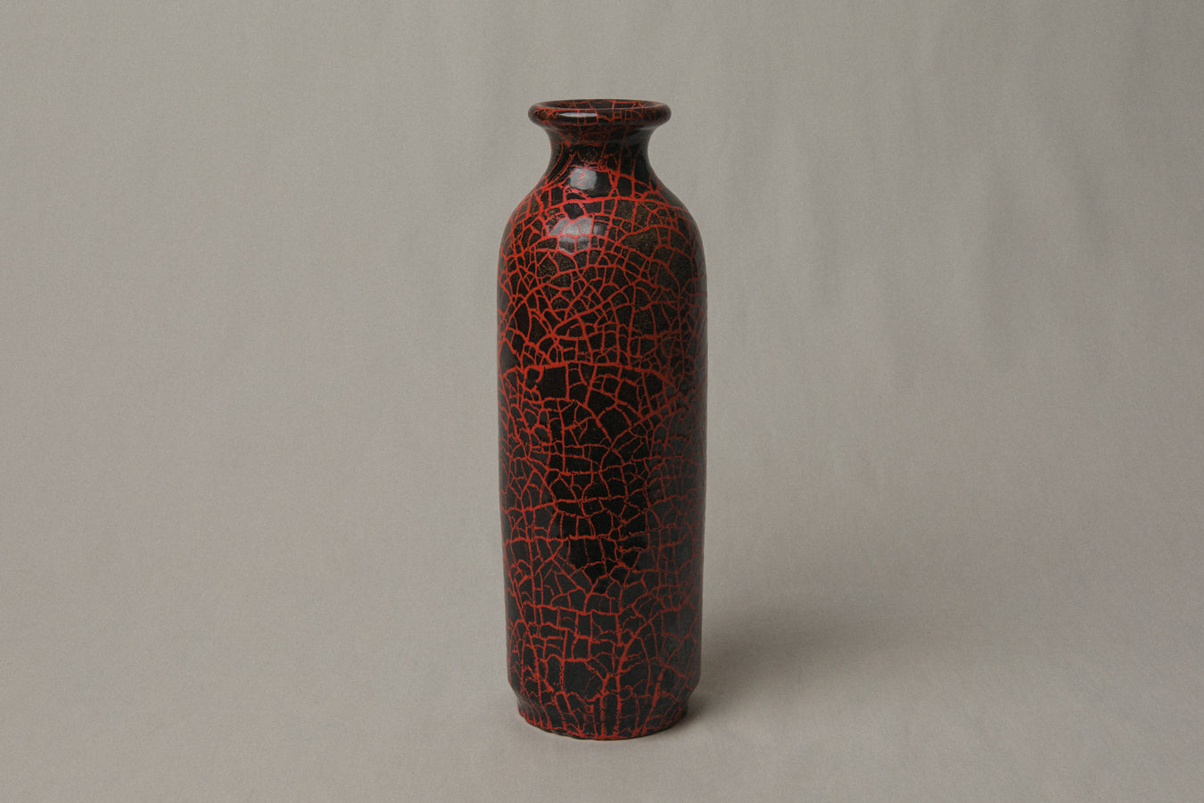 Visually crackled VASE by Éva Bod _ 1009
