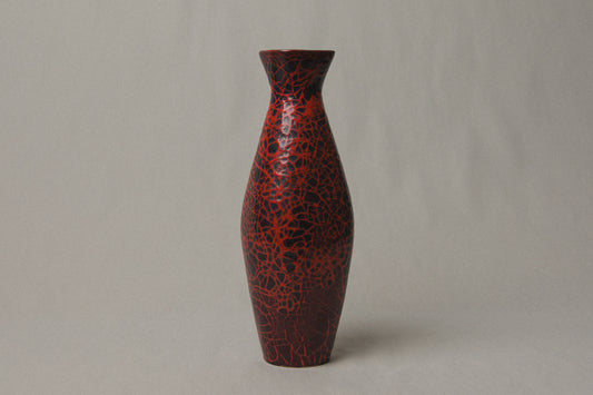 Visually crackled VASE by Éva Bod _ 1010
