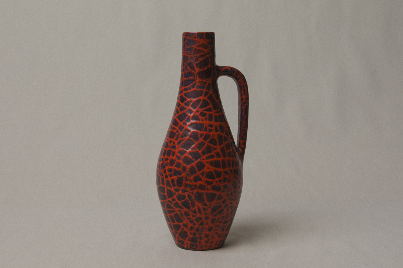 Visually crackled VASE by Éva Bod _ 1011