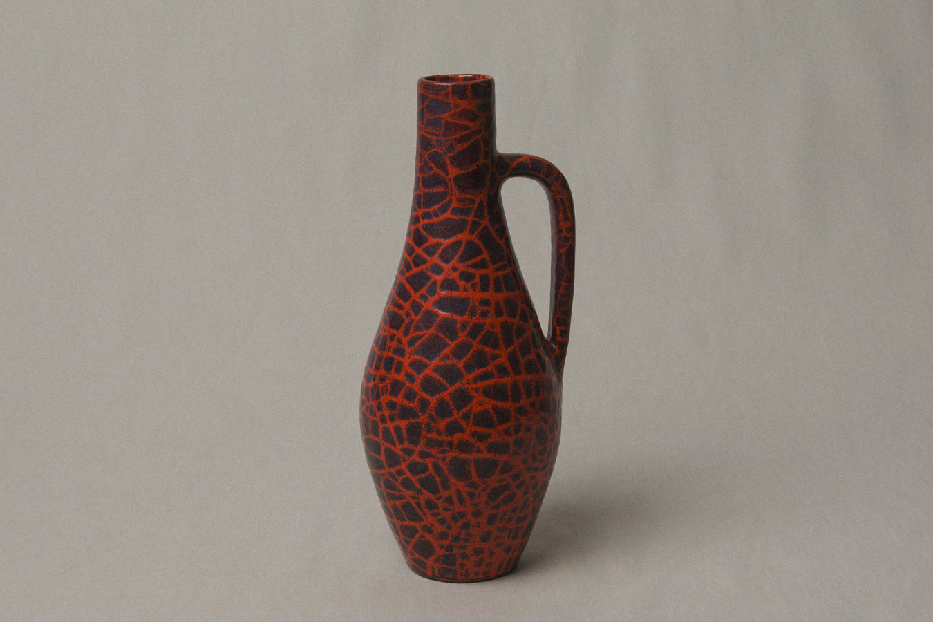 Visually crackled VASE by Éva Bod _ 1011