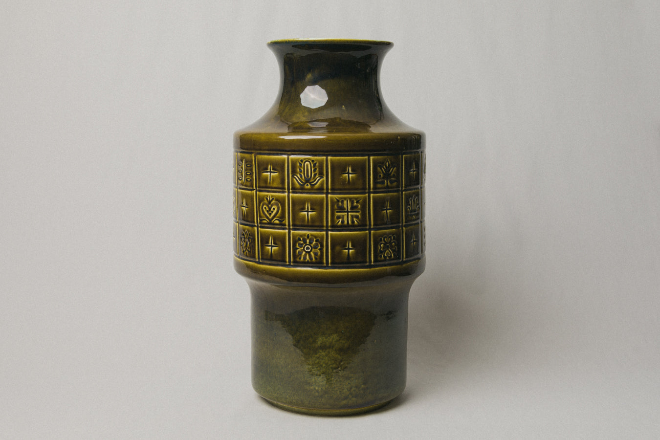 Dark green FLOOR VASE _ 1019