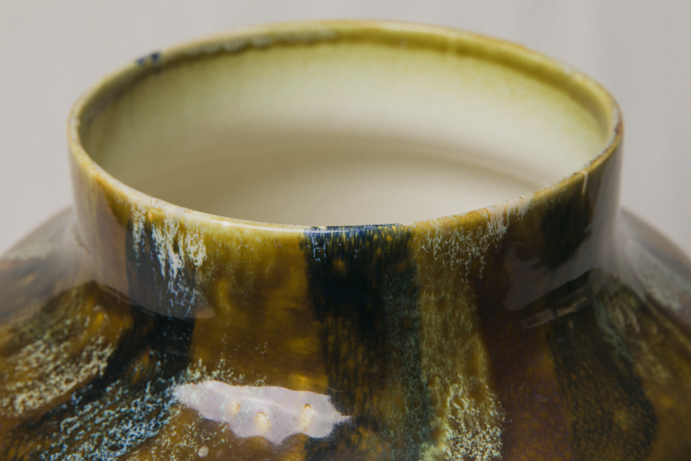 Dark green Zodiac FLOOR VASE _ 1020