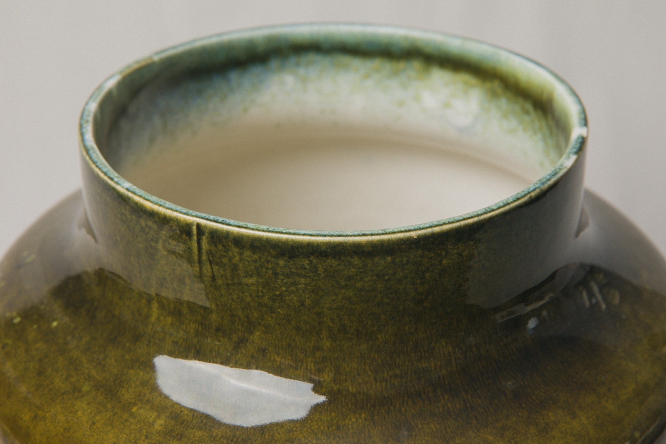 Dark green Zodiac FLOOR VASE _ 1021