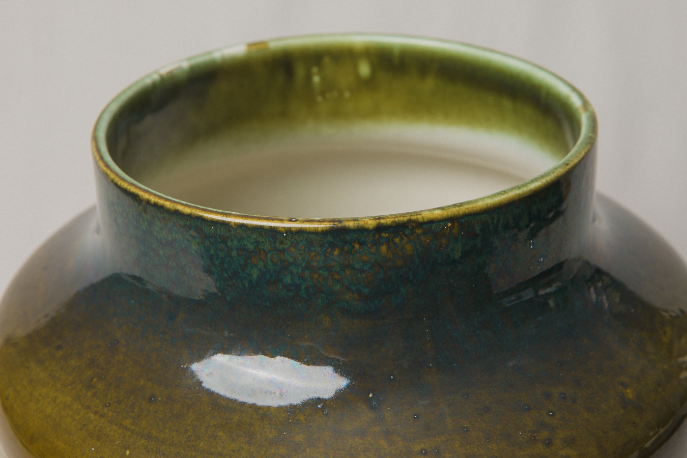 Dark green Zodiac FLOOR VASE _ 1022