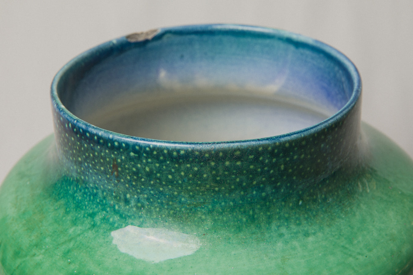 Teal Zodiac FLOOR VASE _ 1023