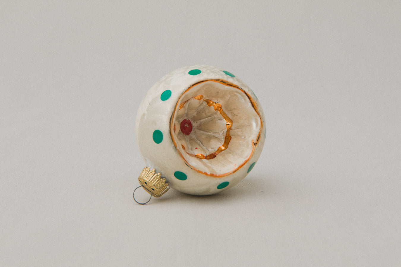 Vintage reflex GLASS ORNAMENT _ 1078