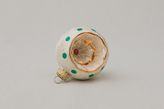 Vintage reflex GLASS ORNAMENT _ 1078