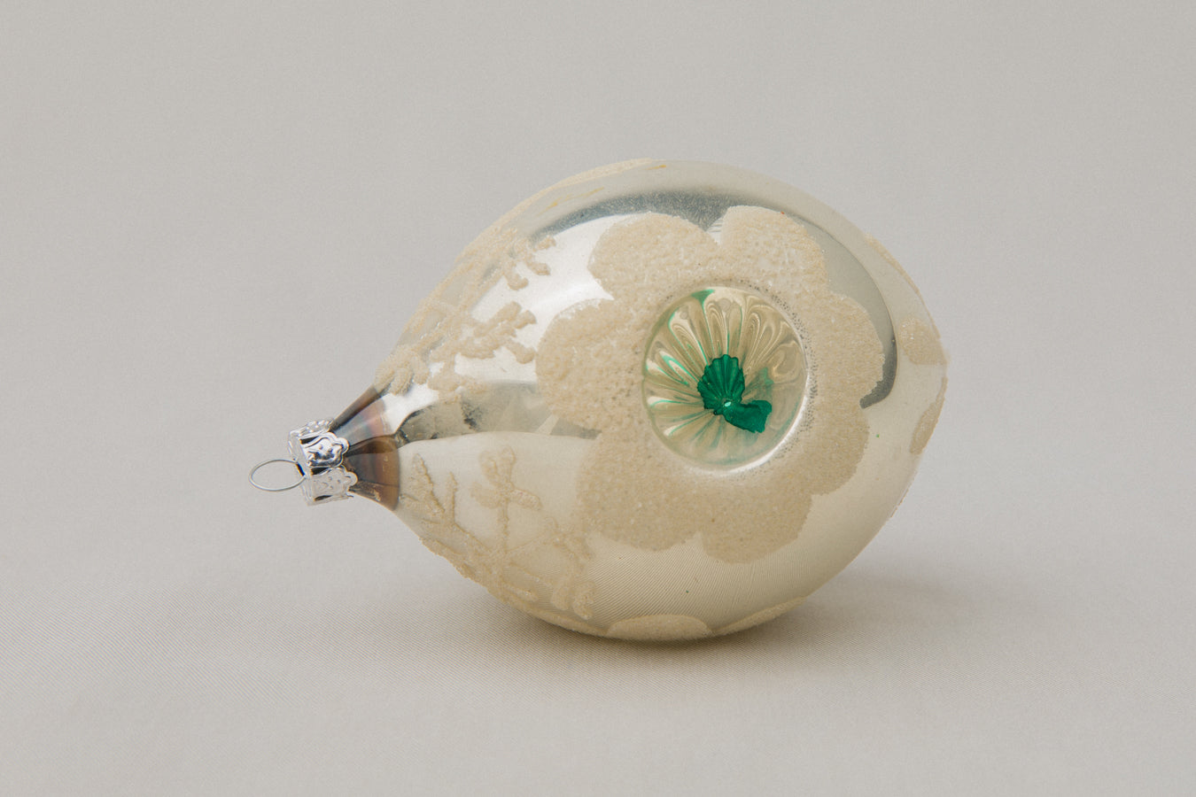 Vintage reflex spindle GLASS ORNAMENT _ 1089