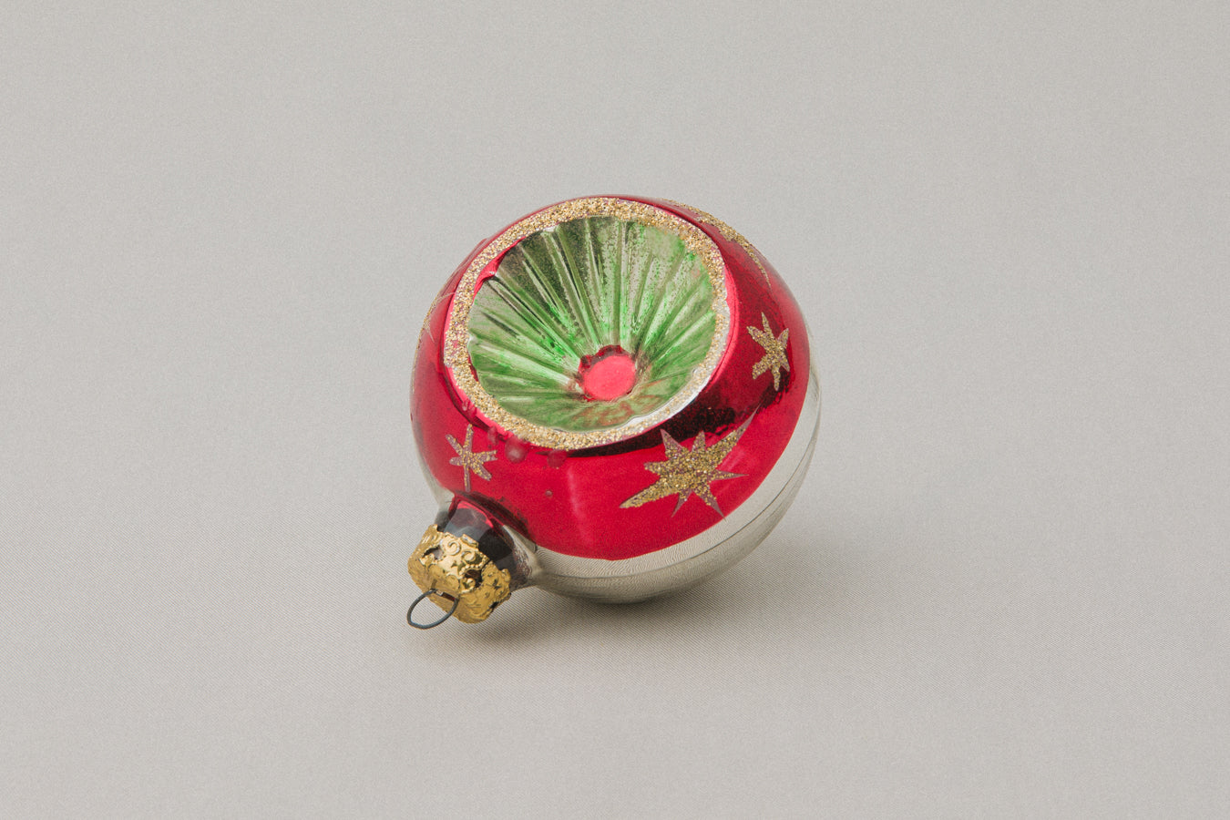 Vintage reflex GLASS ORNAMENT _ 1098