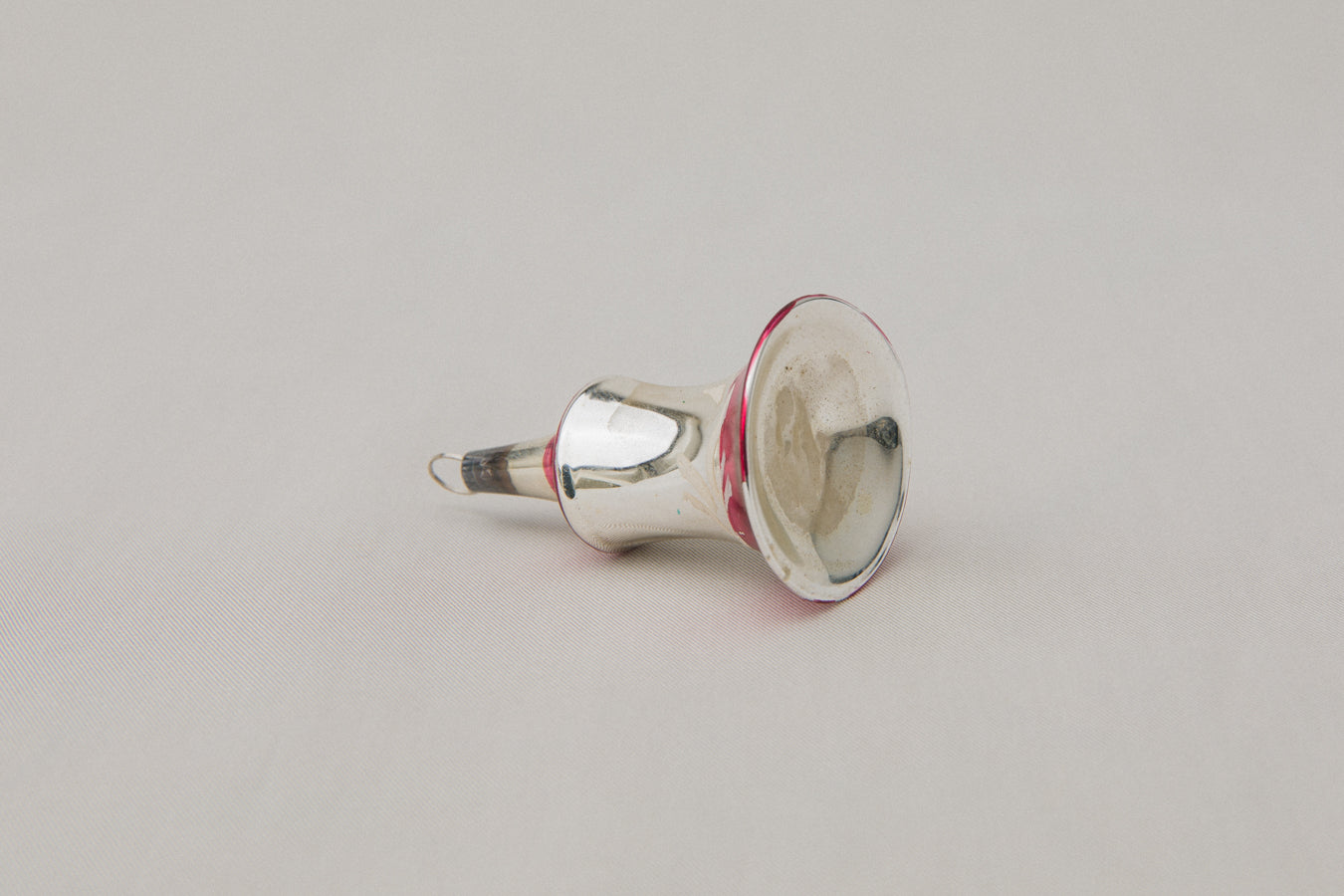 Vintage bell-shaped GLASS ORNAMENT _ 1103