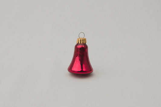 Vintage bell-shaped GLASS ORNAMENT _ 1105