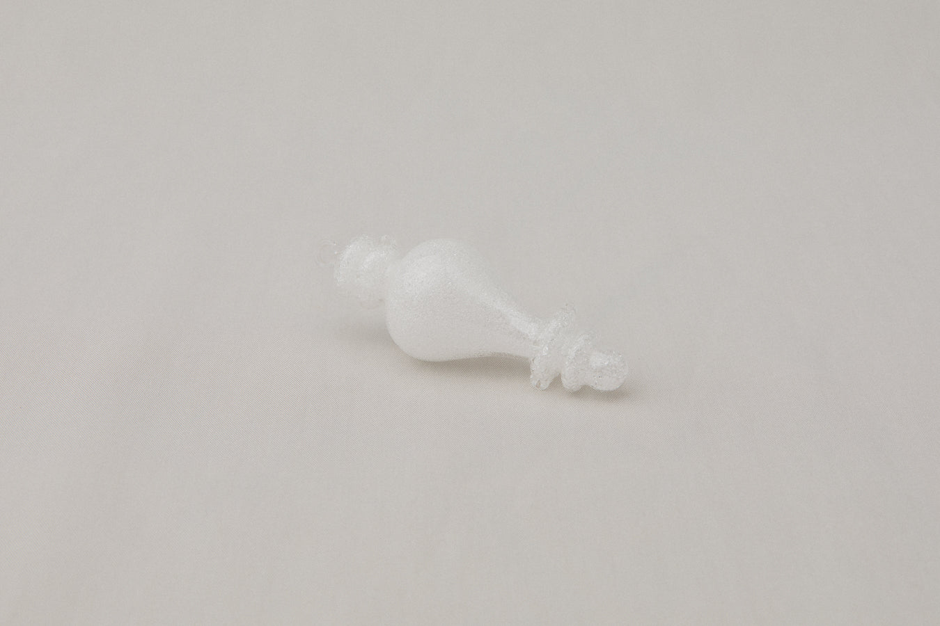 White glass ORNAMENT _ 1127