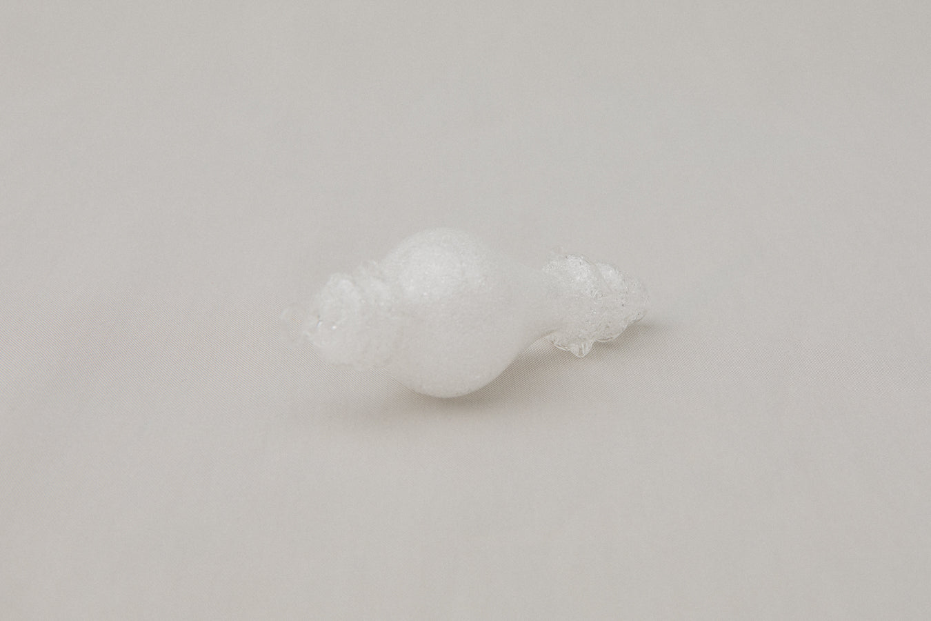 White glass ORNAMENT _ 1127