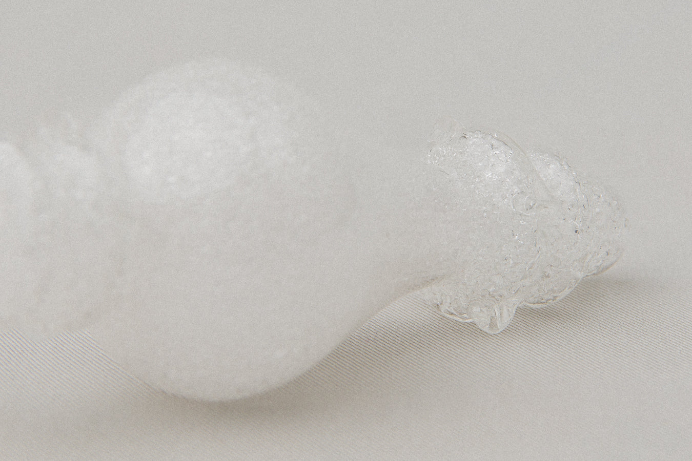 White glass ORNAMENT _ 1127