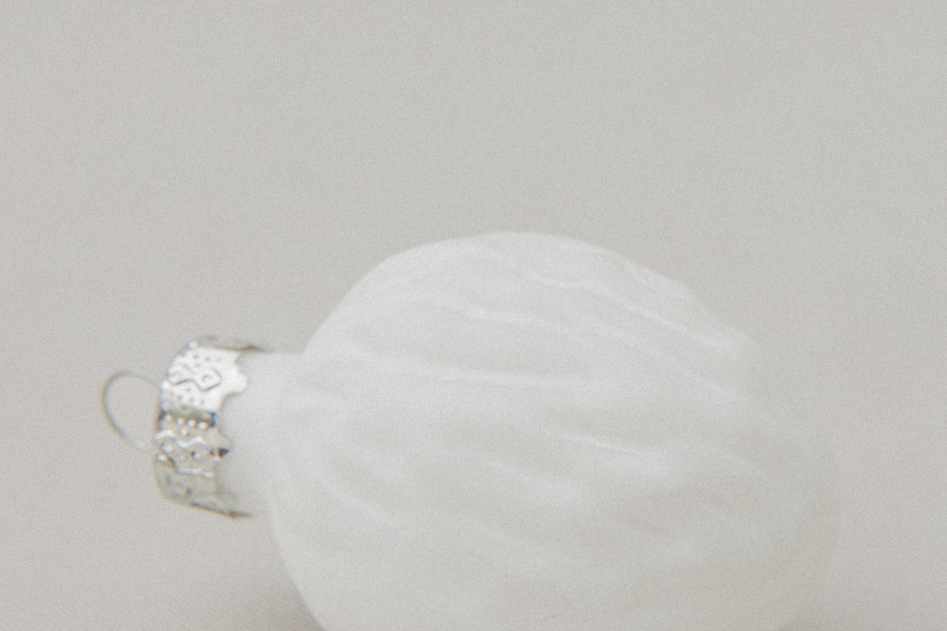 White walnut glass ORNAMENT _ 1130