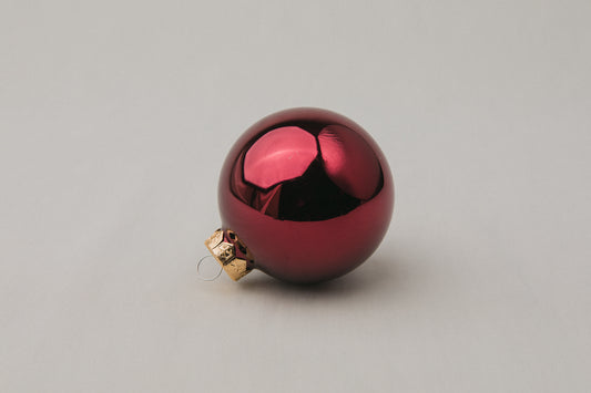 Red glass ball ORNAMENT _ 1152