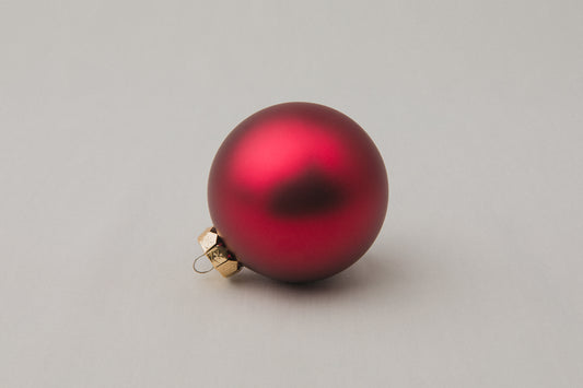 Red glass ball ORNAMENT _ 1153