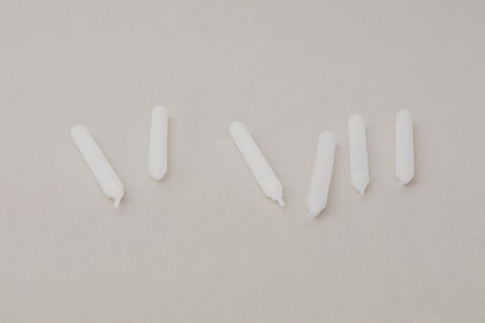 Pack of six straight CANDLE XS