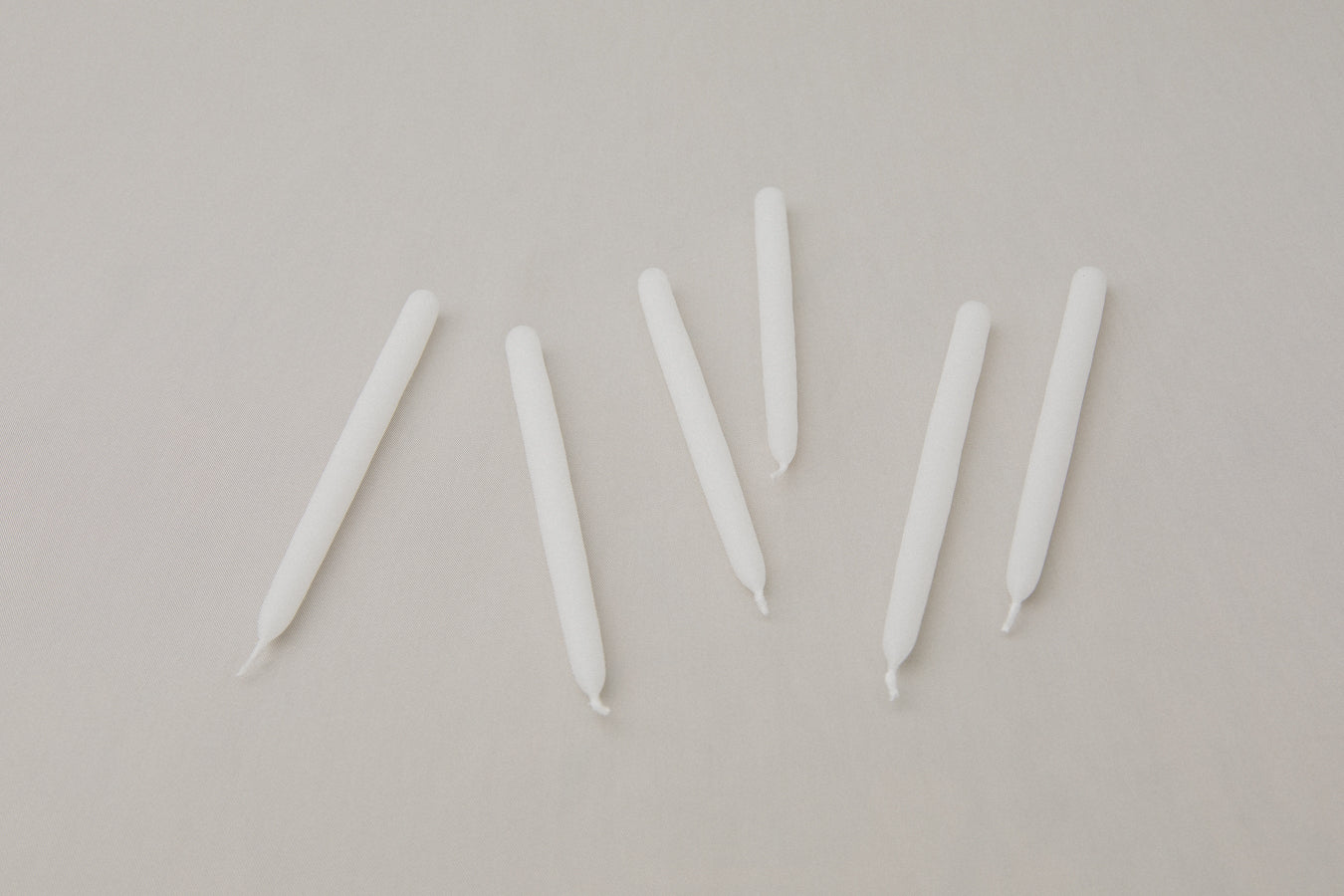 Pack of six straight CANDLE S