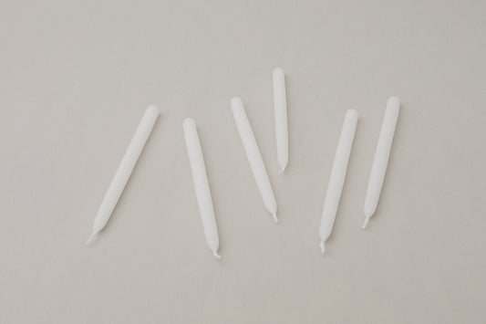 Pack of six straight CANDLE S